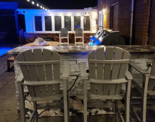 outdoor kitchen slider